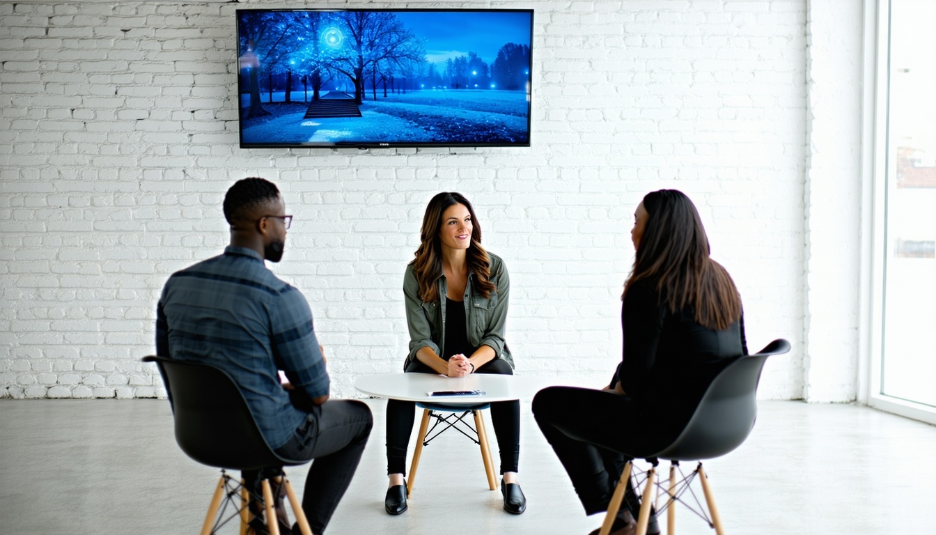 One-on-one coaching session focused on career development